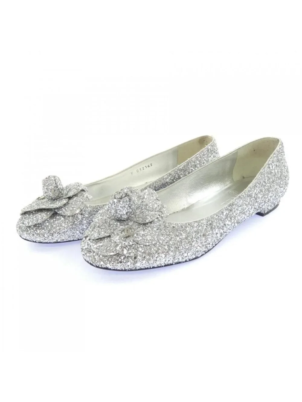 Chanel Flat Sneakers Silver